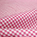 Tissu popeline coton VICHY 3mm rose fuchsia & blanc - TissusPapi.com