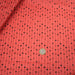 Tissu popeline coton rouge aux flèches & liserés noirs - TissusPapi.com