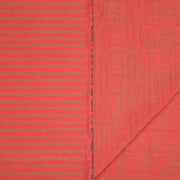Tissu double gaze coton rayée recto verso : nombreuses couleurs ! OEKO - TEX - TissusPapi.com