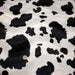 Tissu Velours imprimé motif VACHE : noir, écru, marron, toutes les jolies couleurs ! - TissusPapi.com