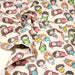 Tissu popeline coton aux petits filles façon bande dessinée - TissusPapi.com