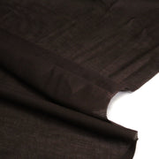 Tissu voile de coton uni marron chocolat 100% COTON, hyper doux ! - TissusPapi.com