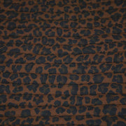 Tissu matelassé LEOPARD : tons marron chocolat - STANDARD 100 OEKO - TEX - TissusPapi.com