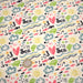 Tissu popeline coton I LOVE THE SEA, écru aux motifs marins multicolores - TissusPapi.com