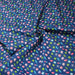 Tissu popeline coton bleu roi aux ballons de baudruches multicolores - TissusPapi.com