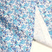 Tissu cotonnade fleuri japonais MINI SAKURA bleu turquoise - OEKO - TEX STANDARD 100 - TissusPapi.com