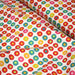 Tissu popeline coton blanc aux pois & étoiles multicolores - TissusPapi.com