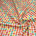 Tissu popeline coton blanc aux pois & étoiles multicolores - TissusPapi.com