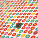 Tissu popeline coton blanc aux pois & étoiles multicolores - TissusPapi.com