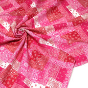 Tissu gabardine coton imprimée motif BANDANA paisley : nombreuses couleurs ! - OEKO-TEX STANDARD 100 - TissusPapi.com