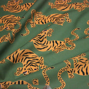 Tissu cotonnade TIGRUS BENGALIS, tigres et nombreuses couleurs - OEKO - TEX STANDARD 100 - TissusPapi.com