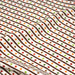 Tissu popeline coton blanc, rayures obliques et pois multicolores - TissusPapi.com