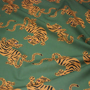 Tissu cotonnade TIGRUS BENGALIS, tigres et nombreuses couleurs - OEKO - TEX STANDARD 100 - TissusPapi.com