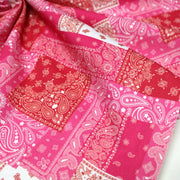 Tissu gabardine coton imprimée motif BANDANA paisley : nombreuses couleurs ! - OEKO-TEX STANDARD 100 - TissusPapi.com