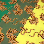 Tissu cotonnade TIGRUS BENGALIS, tigres et nombreuses couleurs - OEKO - TEX STANDARD 100 - TissusPapi.com