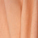 Tissu coton façon lin orange corail uni - TissusPapi.com