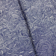 Tissu matelassé Vagues japonaises bleues & blanches, Hokusai - OEKO - TEX - TissusPapi.com