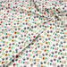 Tissu popeline coton DINO ROAR, blanc aux motifs dinosaures multicolores - TissusPapi.com