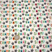 Tissu popeline coton DINO ROAR, blanc aux motifs dinosaures multicolores - TissusPapi.com