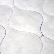 Tissu Matelassé Chambray : bleu roi ou noir - OEKO - TEX - TissusPapi.com