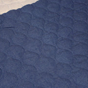 Tissu Matelassé Chambray : bleu roi ou noir - OEKO - TEX - TissusPapi.com