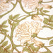 Tissu cotonnade HECTOR au feuillage ART NOUVEAU vert ou ocre - OEKO - TEX STANDARD 100 - TissusPapi.com