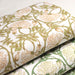 Tissu cotonnade HECTOR au feuillage ART NOUVEAU vert ou ocre - OEKO - TEX STANDARD 100 - TissusPapi.com