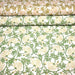Tissu cotonnade HECTOR au feuillage ART NOUVEAU vert ou ocre - OEKO - TEX STANDARD 100 - TissusPapi.com