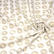 Tissu popeline coton SWEET BABY CIRCLE, aux animaux & cercles - TissusPapi.com
