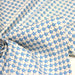 Tissu popeline coton Le petit oiseau bleu, fond écru - TissusPapi.com