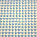 Tissu popeline coton Le petit oiseau bleu, fond écru - TissusPapi.com