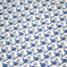 Tissu popeline coton Le duo d'oiseaux bleus, fond blanc - TissusPapi.com