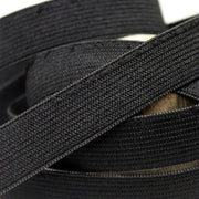 Ruban élastique 17mm, noir - Fabriqué en France - TissusPapi.com