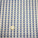 Tissu popeline coton L'oiseau bleu roi, fond écru - TissusPapi.com
