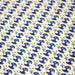 Tissu popeline coton L'oiseau bleu roi, fond écru - TissusPapi.com