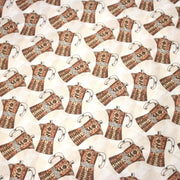 Tissu popeline coton aux cafetières moka - TissusPapi.com