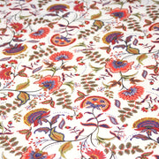 Tissu INDIENNES, cotonnade imprimée fleurie : deux motifs différents - OEKO - TEX STANDARD 100 - TissusPapi.com