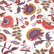 Tissu INDIENNES, cotonnade imprimée fleurie : deux motifs différents - OEKO - TEX STANDARD 100 - TissusPapi.com