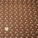 Tissu popeline coton marron aux coeurs roses - TissusPapi.com