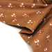 Tissu popeline coton rouille aux jolis renards - TissusPapi.com