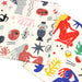 Tissu coton grande largeur 280cm, motif MATISSE : deux jolis coloris dispos - STANDARD 100 OEKO - TEX - TissusPapi.com