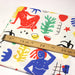 Tissu coton grande largeur 280cm, motif MATISSE : deux jolis coloris dispos - STANDARD 100 OEKO - TEX - TissusPapi.com