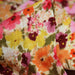 Tissu double gaze imprimée fleuri rose et jaune - OEKO - TEX STANDARD 100 - TissusPapi.com