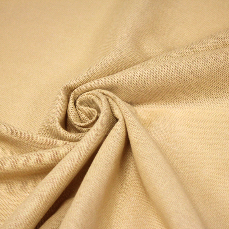 Tissu gaze 100% coton camel, maille fine : ON DESTOCKE ! - TissusPapi.com