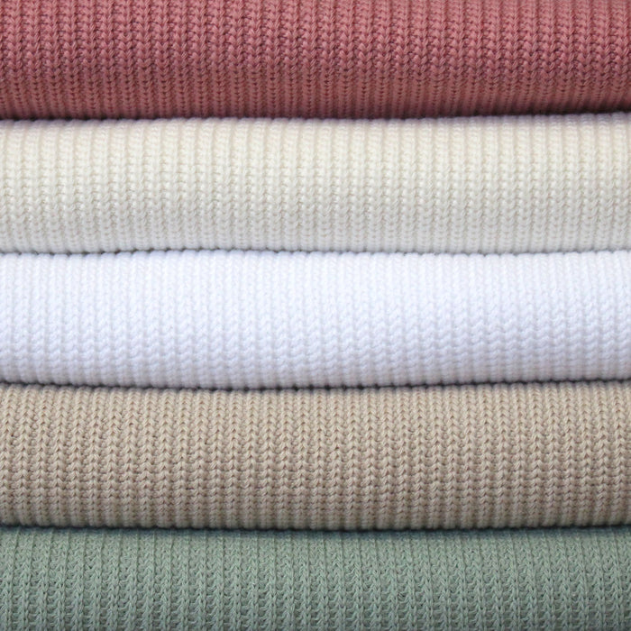 Tissu maille tricot coton : nombreuses couleurs ! OEKO-TEX