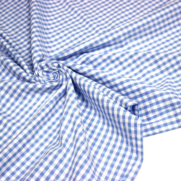 Tissu seersucker coton Vichy 5mm : nombreuses couleurs estivales et fluo ! - STANDARD 100 OEKO - TEX - TissusPapi.com