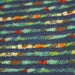 Tissu popeline coton rayures bleues et fines fleurs multicolores - TissusPapi.com