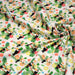 Tissu popeline coton écru aux toucans et plantes tropicales multicolores - TissusPapi.com