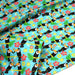 Tissu popeline coton turquoise aux toucans et plantes tropicales multicolores - TissusPapi.com
