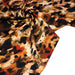 Tissu Viscose fluide GEPI, motif pelage caramel, sable, chocolat, noir - STANDARD 100 OEKO - TEX - TissusPapi.com